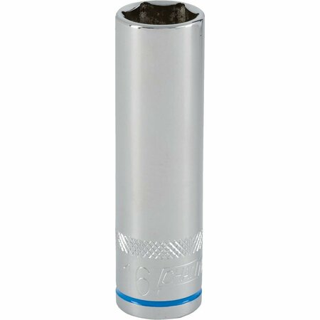 CHANNELLOCK 1/2 In. Drive 16 mm 6-Point Deep Metric Socket 351283